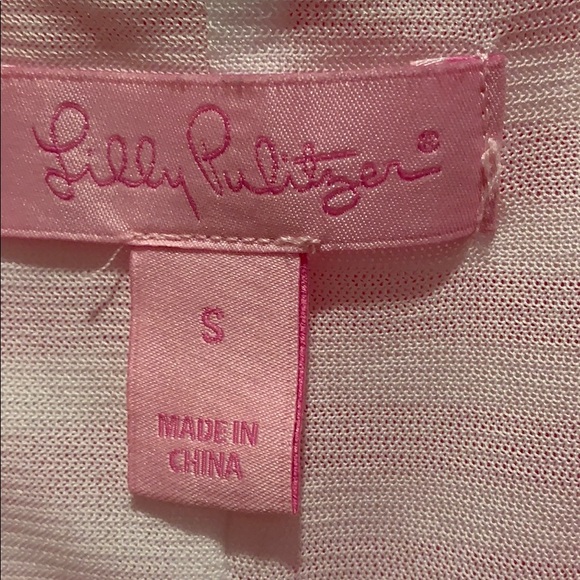 Lilly Pulitzer Pink and White Striped Dress - Picture 3 of 4